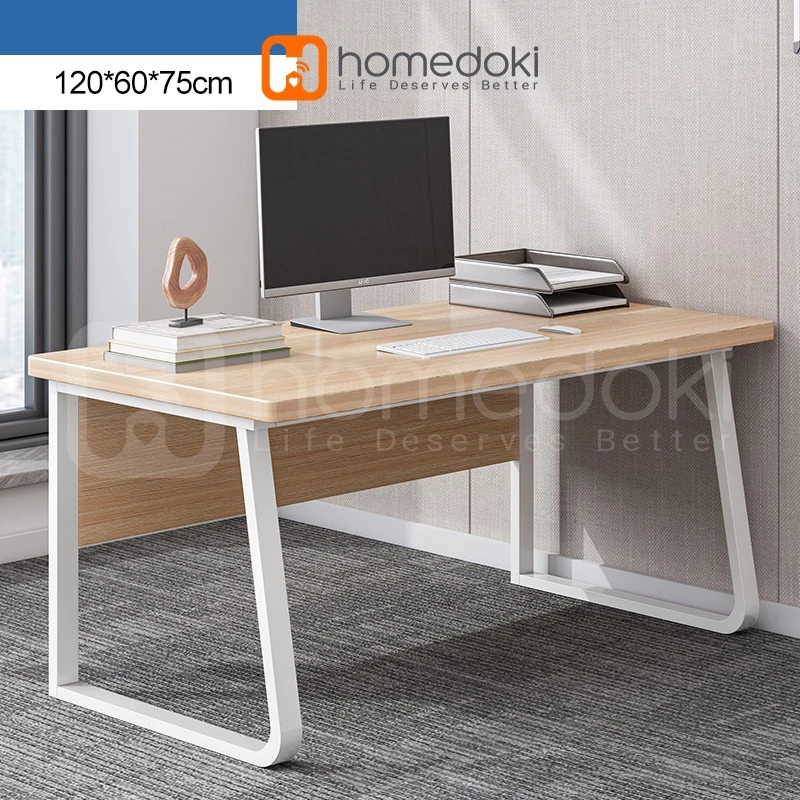 Homedoki Minimalist Wood Office Table